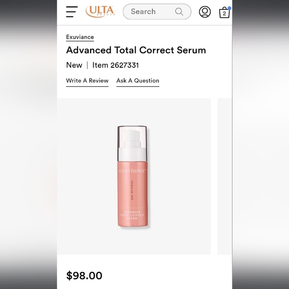 NEW IN BOX! Exuviance Advanced Total Correct Serum, 1oz - Picture 4 of 9